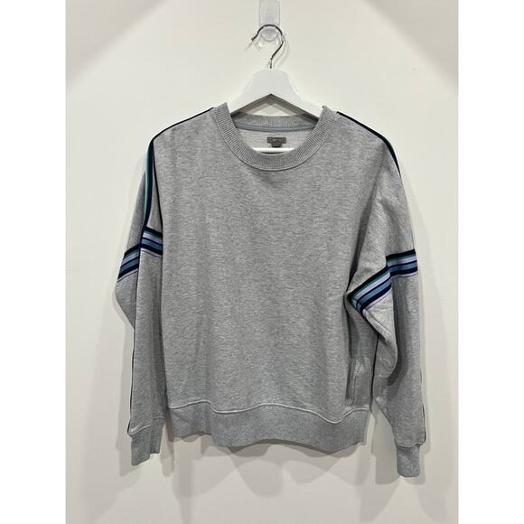 Aerie Striped Sleeve Sweatshirt - Picture 2 of 8